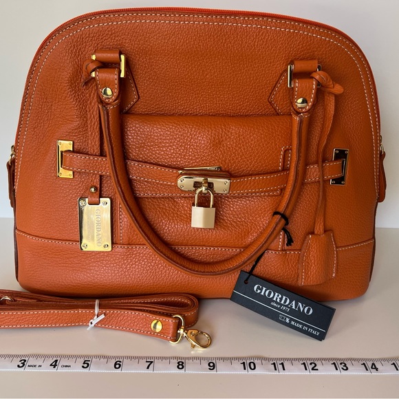 GIORDANO Bags Giordano Tan Genuine Leather Hand Bag 0 Leather Made